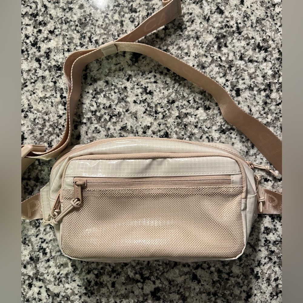Calpak Terra Small Sling Bag in White Sands